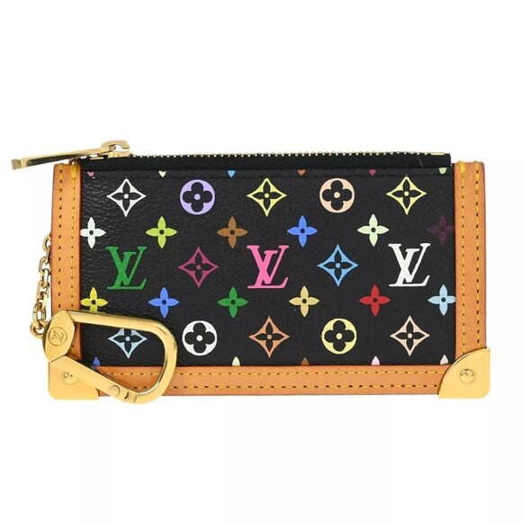 Louis Vuitton Multicolor Pochette Cles Coin Case Wallet M92654 CA0055 134348 - Picture 1 of 12